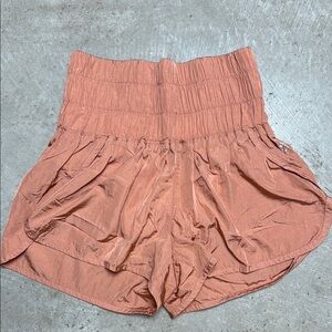 FP Movement by Free People High Waist Peach/Pink Shorts